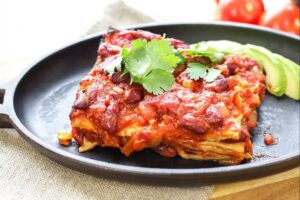 Easy Vegetarian Red Beans Lasagna